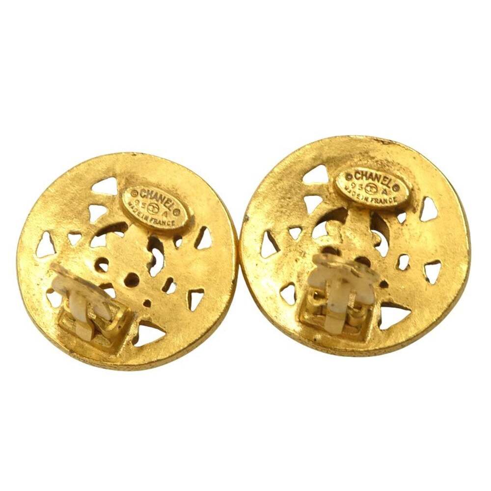 Chanel Clip-On Earrings Gold- #249949C60B - Picture 6 of 7